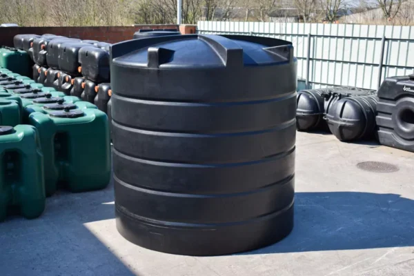 Citerne à eau aérienne ronde - 2 x 10000 litres - jumelées (Ø 2,40 m) 7