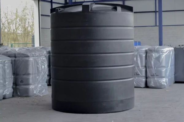 Citerne à eau aérienne ronde - 2 x 12000 litres - jumelées (Ø 2,40 m) 5