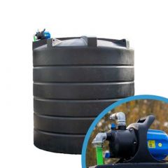 Citerne eau de pluie 10000 litres - Extérieure - Avec pompe - (Ø 2,40 m) thumbnail